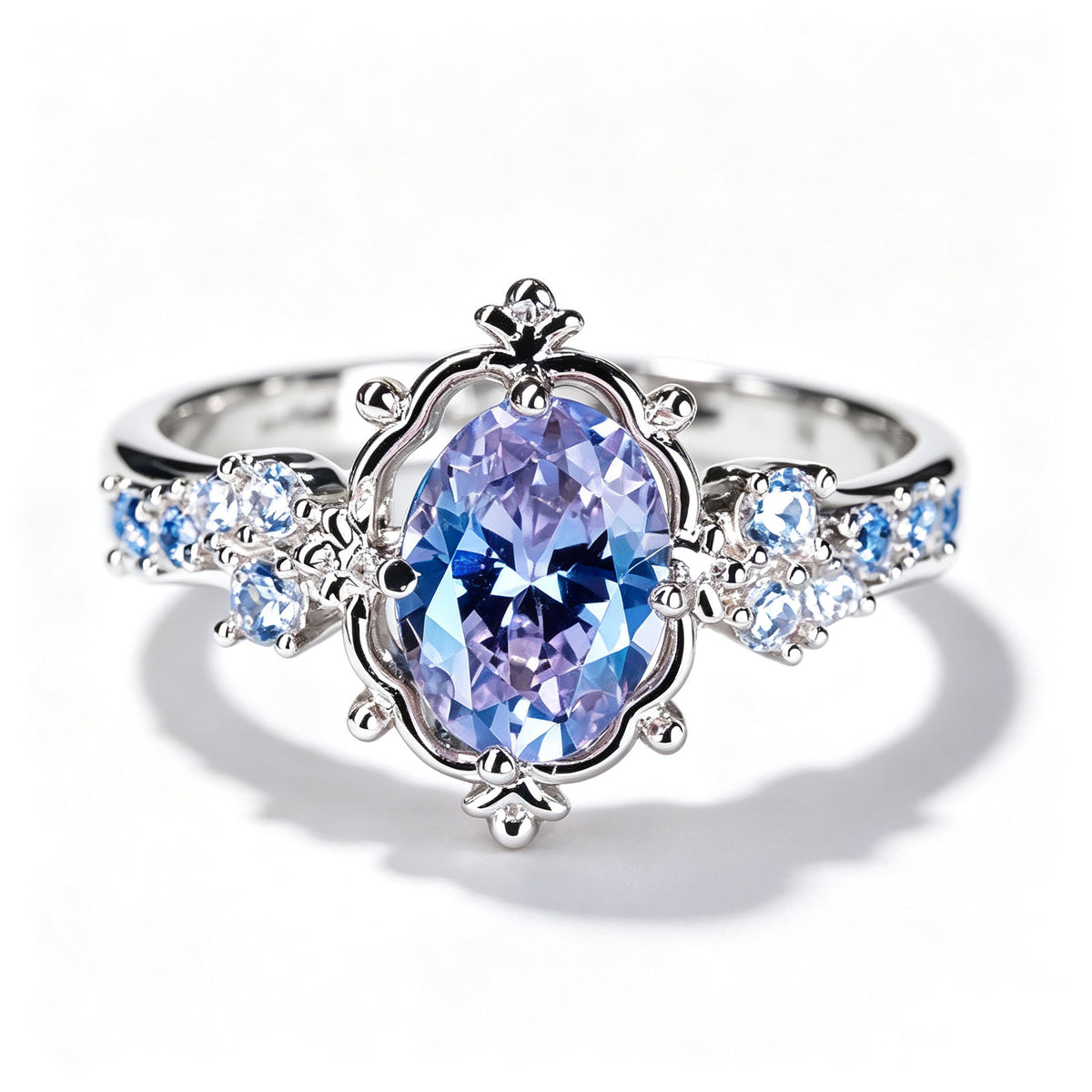 Celestial Lavender Dream Vintage Ring