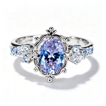 Celestial Lavender Dream Vintage Ring